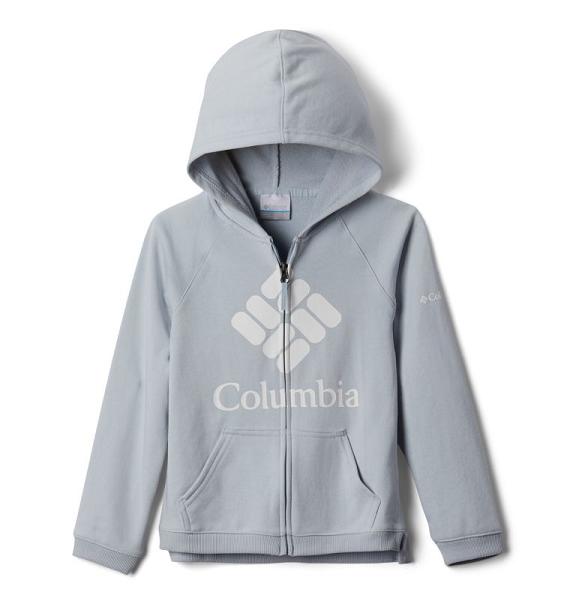 Columbia Logo Hoodies Girls Grey USA (US1384597)